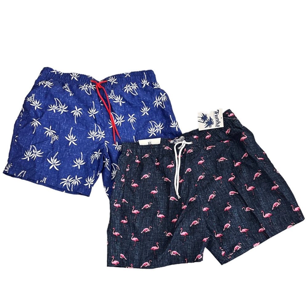 TRUNKS OFFER!! Men's tropical fun Print Swim Shorts XL
